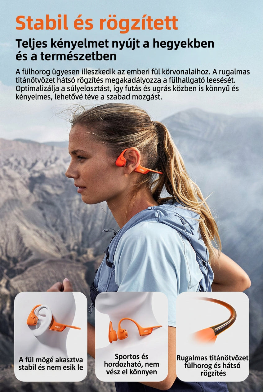 SHOKZ OpenRun Pro 2 S820 csontvezetéses Bluetooth sportfejhallgató