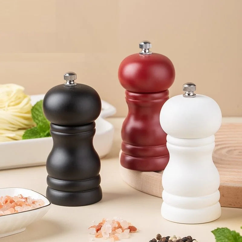 Kézi Só- És Borsőrlő, Fa, Színes, 10 cm