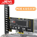 JEYI SSD Adapterkártya, M.2 NVMe – PCIe 4.0, X1 / X4 Kivitel