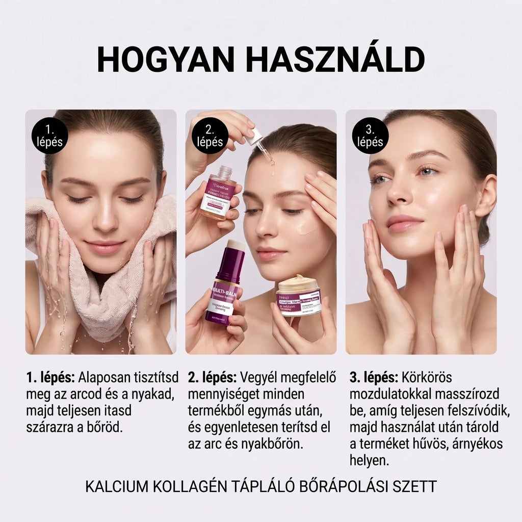 Calcium Nourish kollagénes arcápoló szett