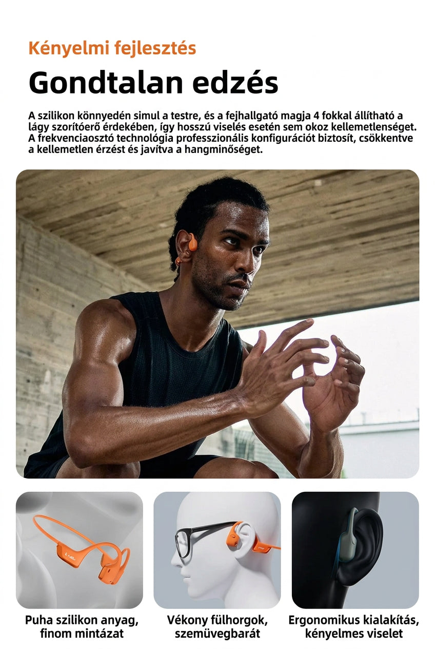 SHOKZ OpenRun Pro 2 S820 csontvezetéses Bluetooth sportfejhallgató